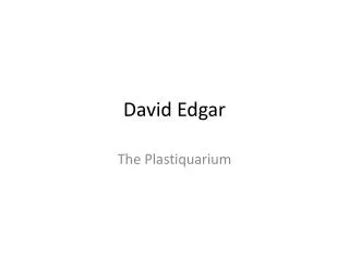 David Edgar