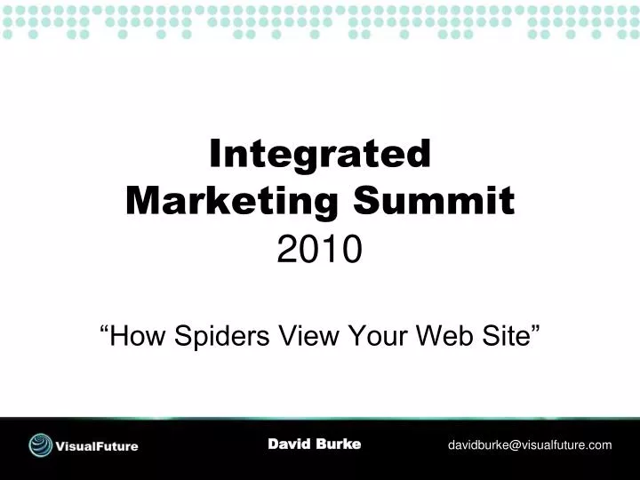 integrated marketing summit 2010