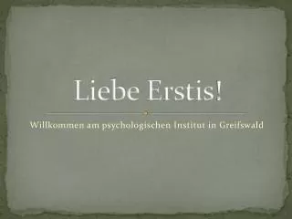 liebe erstis