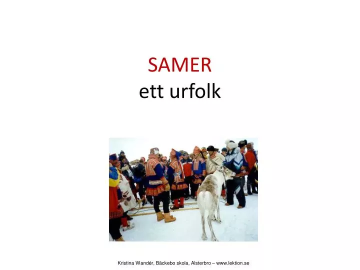 samer ett urfolk