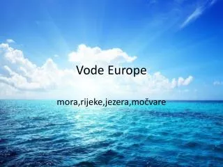vode europe