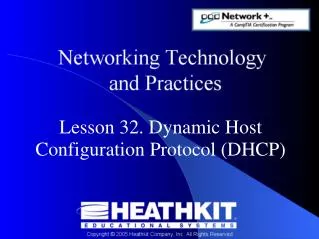 Lesson 32. Dynamic Host Configuration Protocol (DHCP)