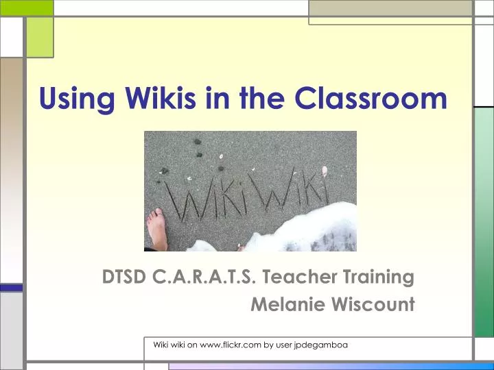 using wikis in the classroom