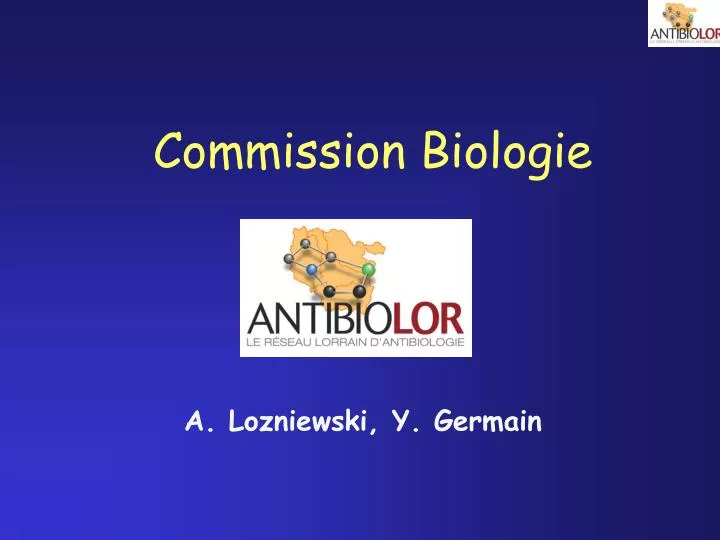 commission biologie
