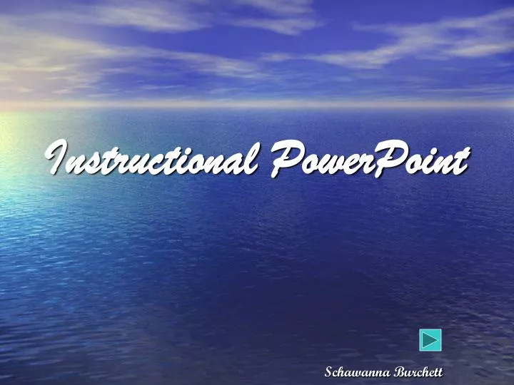 instructional powerpoint