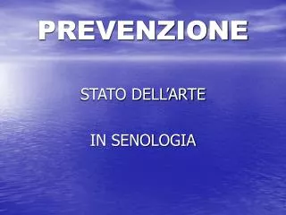 prevenzione