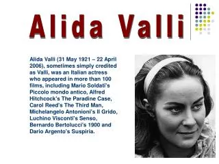Alida Valli