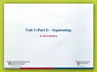 Dr. Darrel Muehling