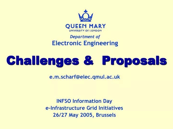 challenges proposals