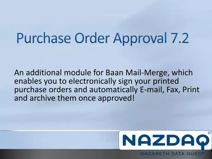 purchase order approval 7 2