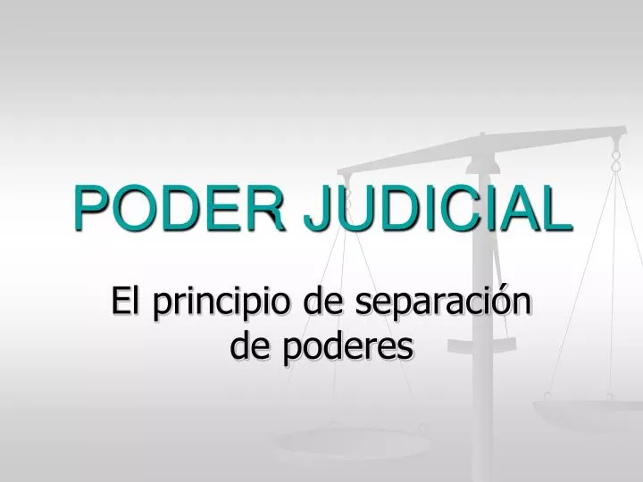 poder judicial