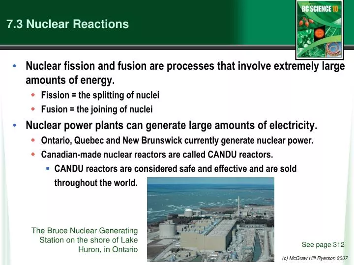 7 3 nuclear reactions