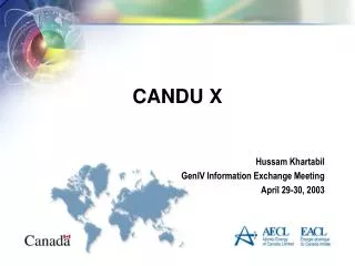 CANDU X