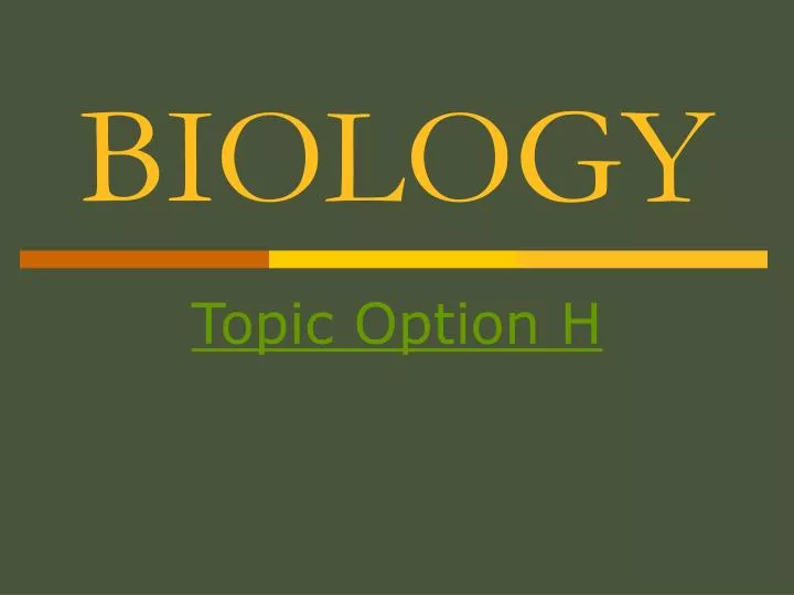 biology