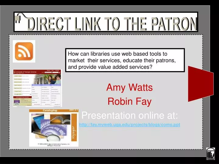 amy watts robin fay presentation online at http fay myweb uga edu projects blogs como ppt