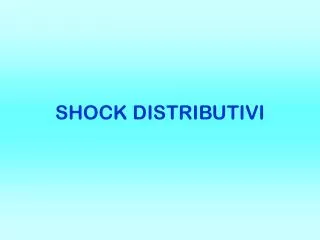 shock distributivi