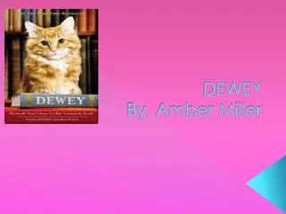 DEWEY By. Amber Miller