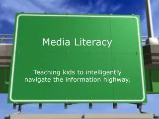 PPT - Media Literacy PowerPoint Presentation, Free Download - ID:1689415