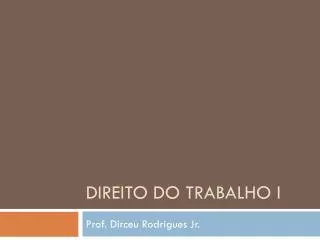 direito do trabalho i