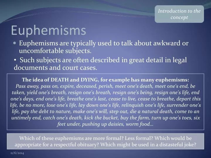 euphemisms