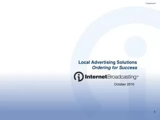 Local Advertising Solutions Ordering for Success