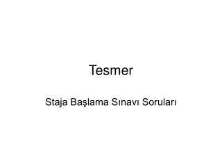 tesmer