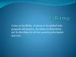 El Ritmo - slide 1