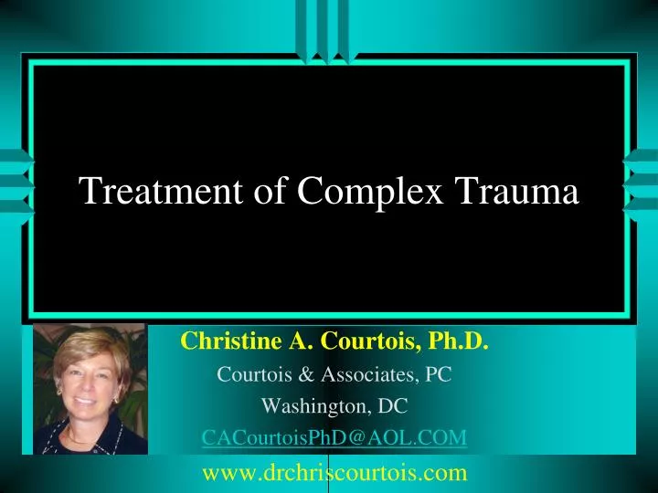 treatment of complex trauma