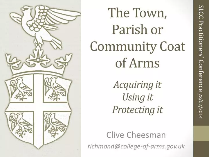 the town parish or community coat of arms acquiring it using it protecting it