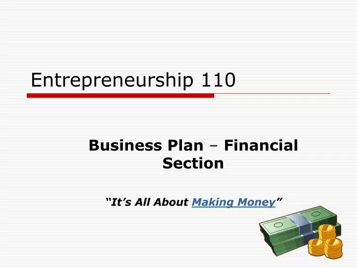 entrepreneurship 110