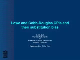 Lowe and Cobb-Douglas CPIs and their substitution bias