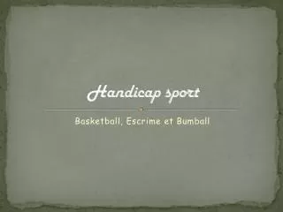 handicap sport