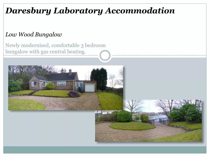 daresbury laboratory accommodation