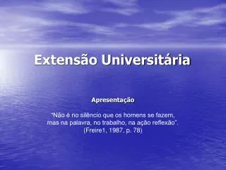 extens o universit ria