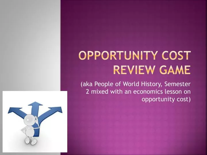 opportunity cost review game