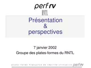 pr sentation perspectives