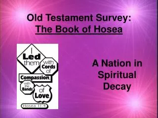 Old Testament Survey: The Book of Hosea