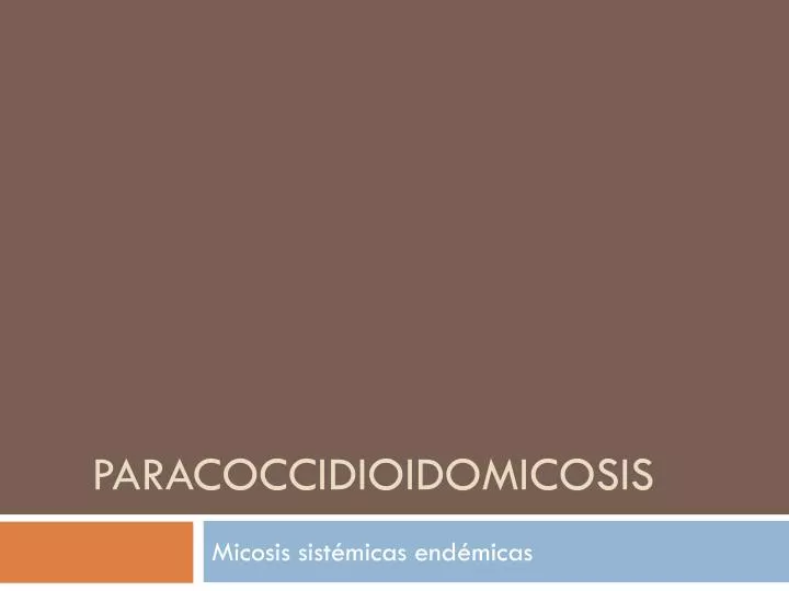 paracoccidioidomicosis