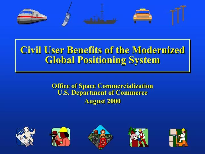 civil user benefits of the modernized global positioning system