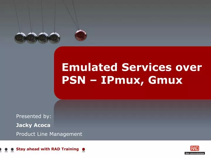 emulated services over psn ipmux gmux
