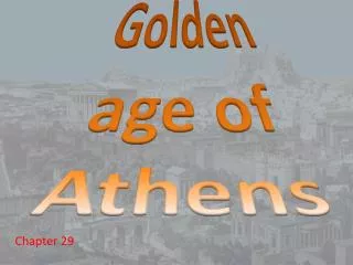 Golden age of Athens