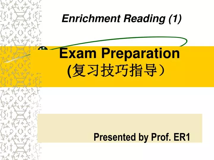 exam preparation