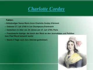 charlotte corday