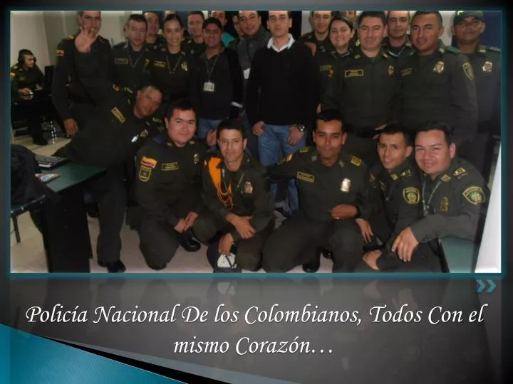 polic a nacional de los colombianos todos con el mismo coraz n