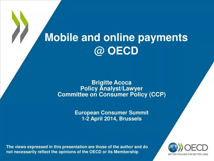 mobile and online payments @ oecd