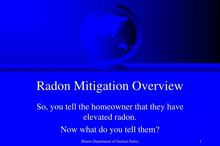 radon mitigation overview