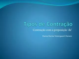 tipos de contra o