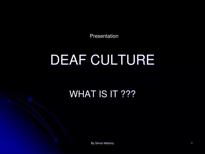 deaf culture