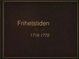 frihetstiden