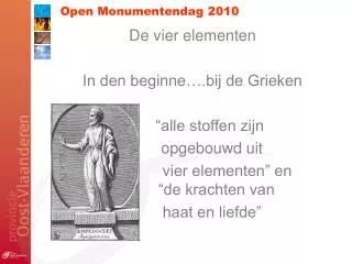 open monumentendag 2010